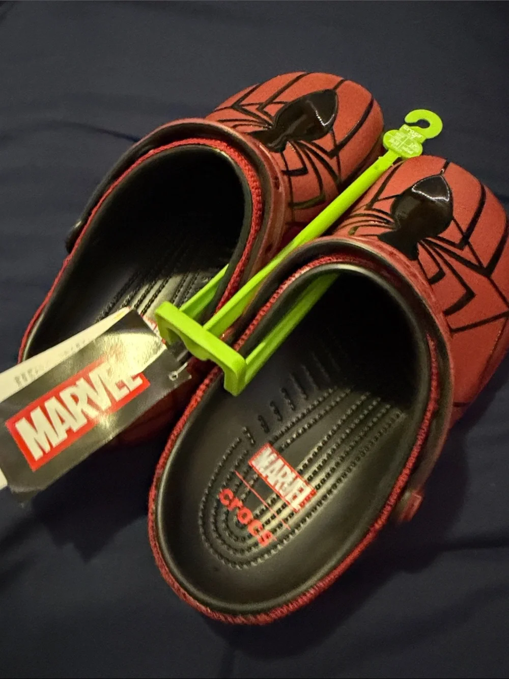 Marvel Kids Red Spider-Man Slip-On Clogs